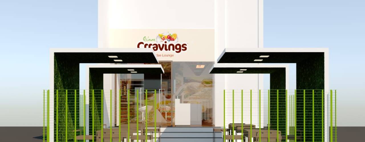 Vibrant And Stylish Interior Design For An Ice Cream Parlour In