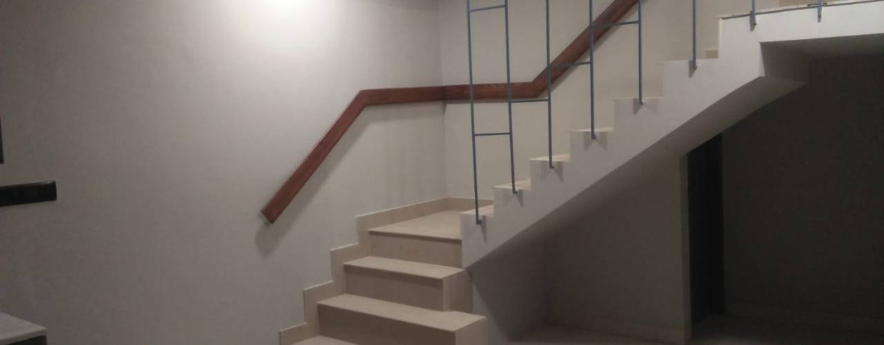 Stylish Design For A Basement Den In Noida Homify Homify