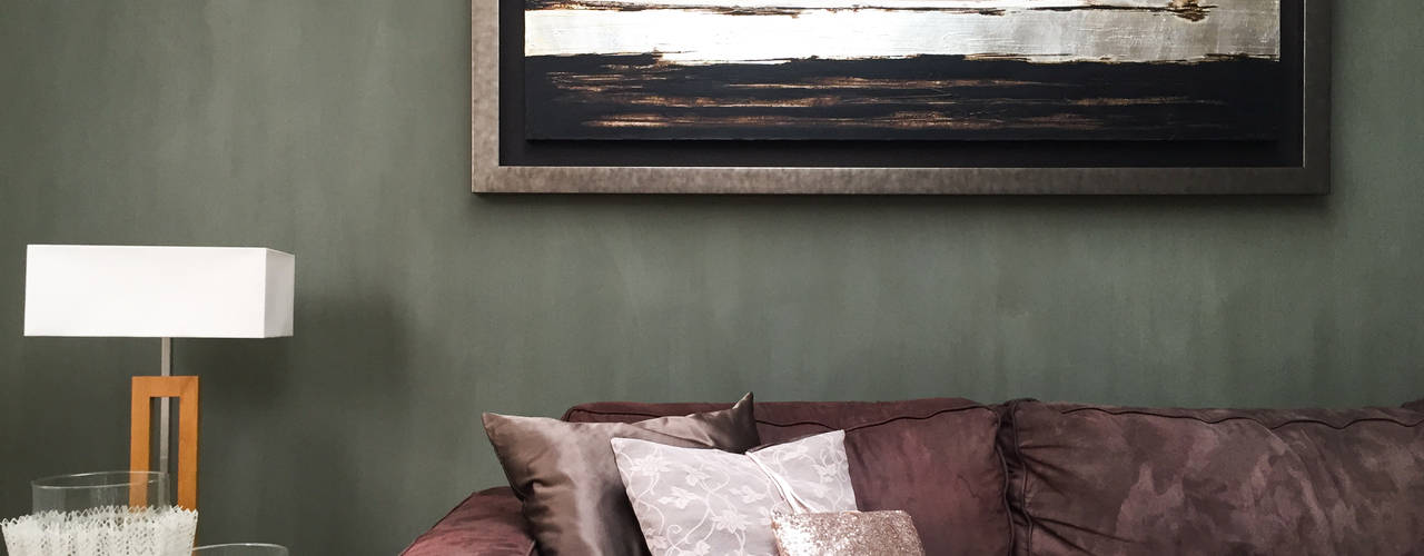 Fresco lime paint , Pure & Original Pure & Original Eclectic style living room