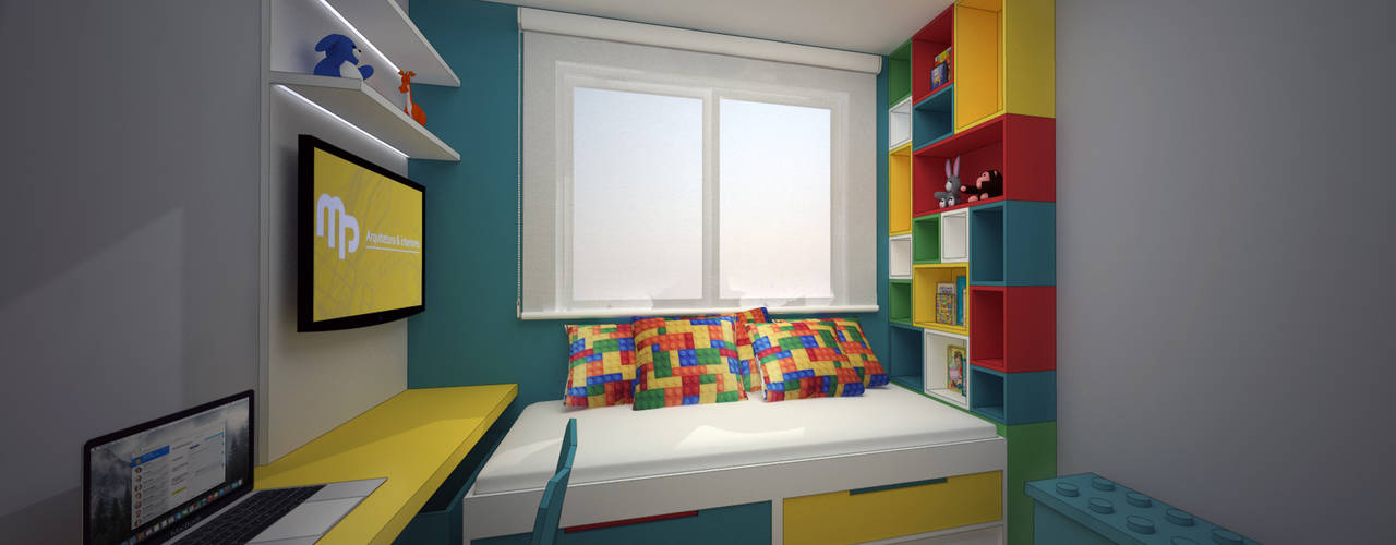 Dormitório infantil, Mari Milani Arquitetura & Interiores Mari Milani Arquitetura & Interiores Boys Bedroom