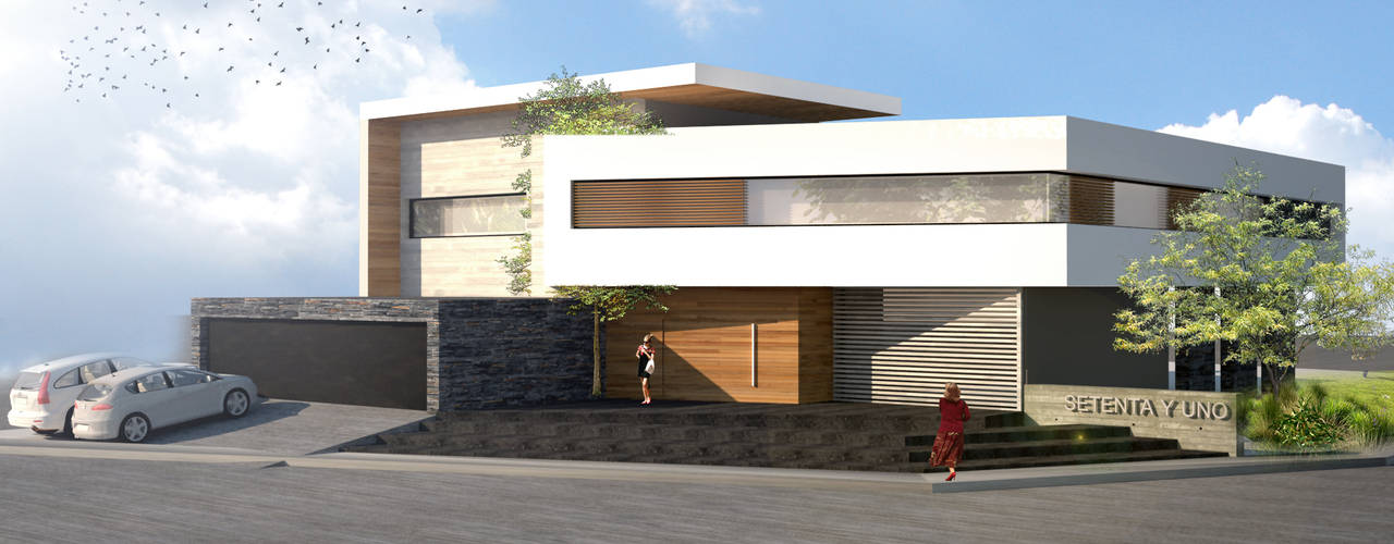 Proyecto Casa #F71, aaestudio aaestudio Müstakil ev