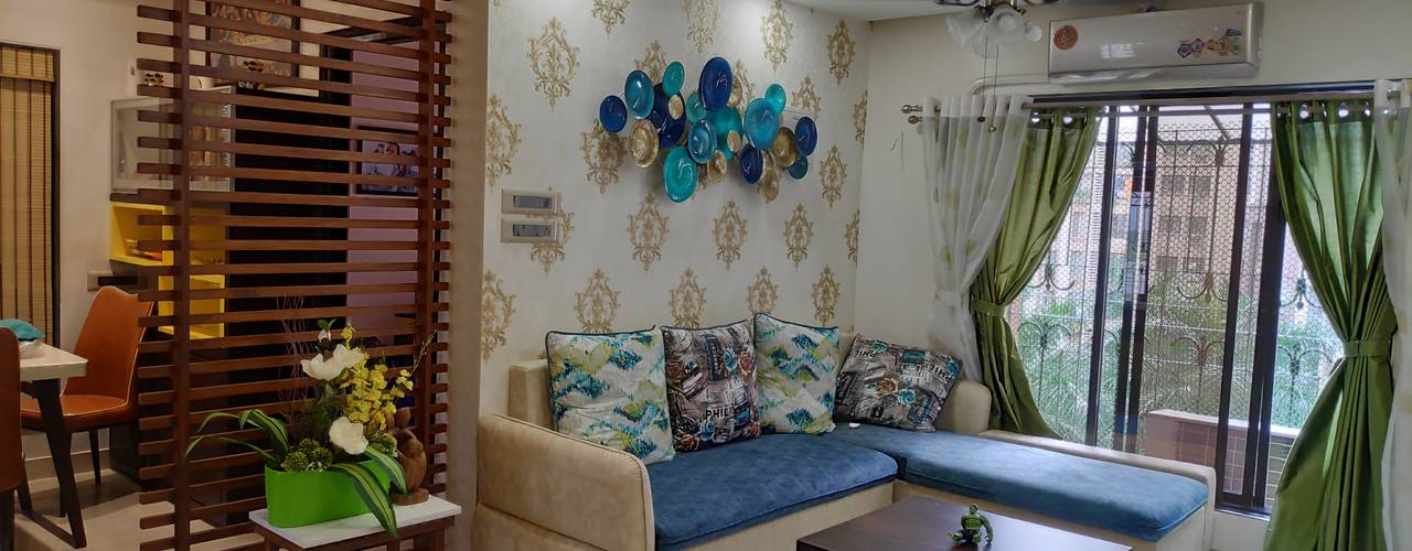 Budget Makeover For A Three Bedroom Home In Mumbai Homify Add candles and flowers to up the cozy feel.