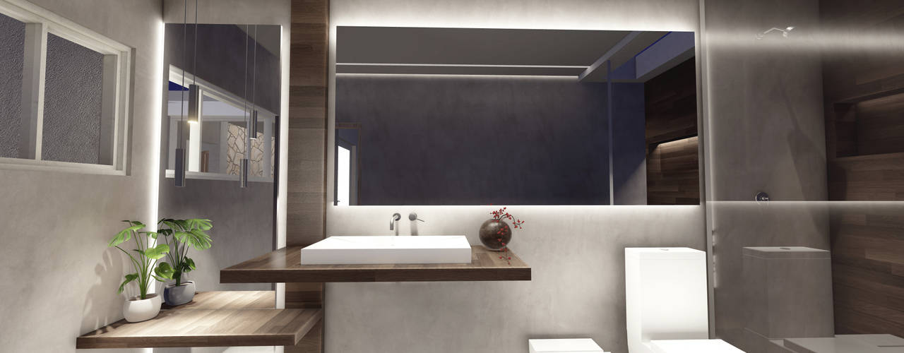 Proyecto Pacheco - Mayo 2019, Hito Arquitectura Hito Arquitectura Modern bathroom