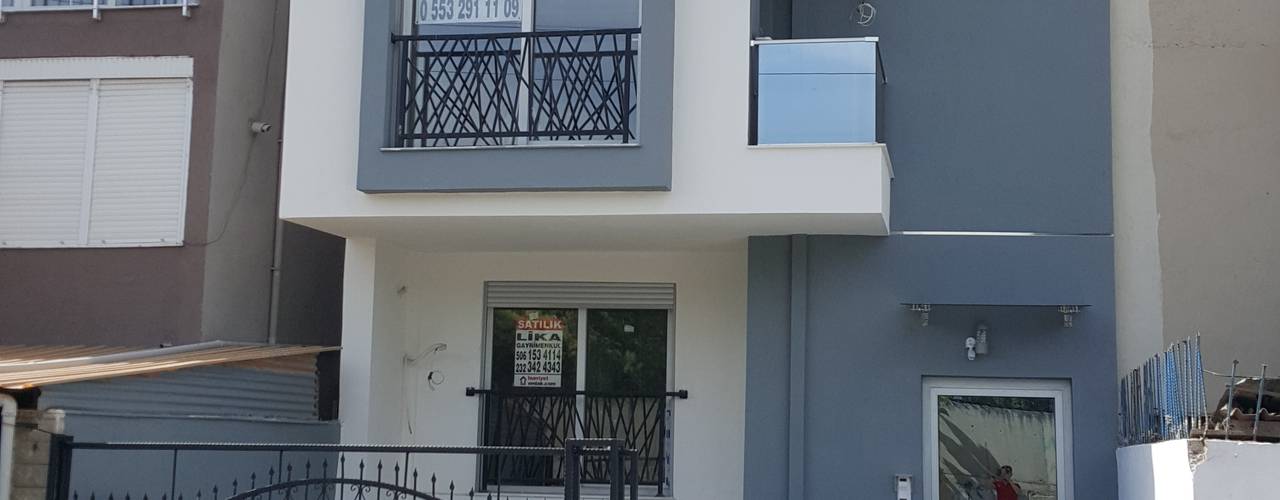 Bornova Çınar Apartmanı Ön Dış Cephe Görünümü ASK MİMARLIK İNŞAAT Apartman