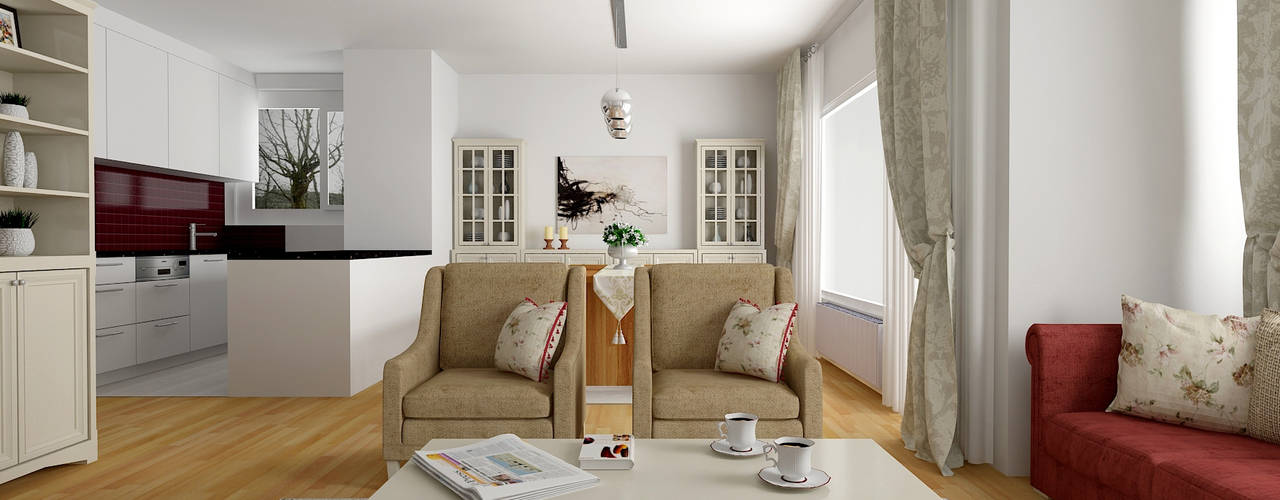 Salon PRATIKIZ MIMARLIK/ ARCHITECTURE Modern Oturma Odası salon,oturmaodası,konut,ev,koltuk,sehpa,Kanepe & Koltuklar