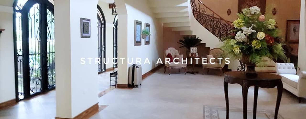 Rustic Mediterranean Home in Alabang, Structura Architects Structura Architects Nhà vườn Gỗ Wood effect