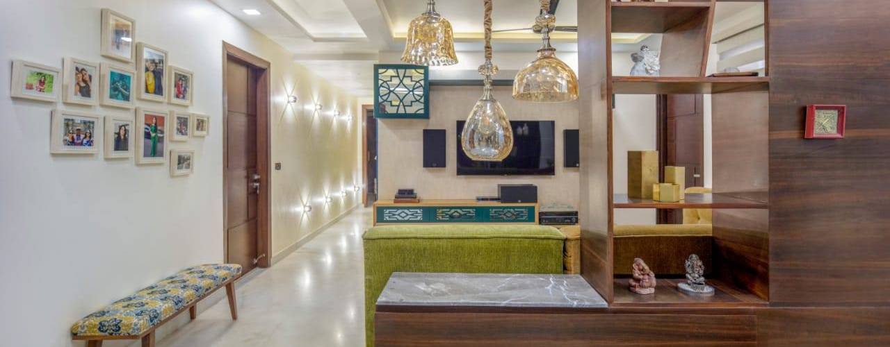 homify Corredores, halls e escadas modernos