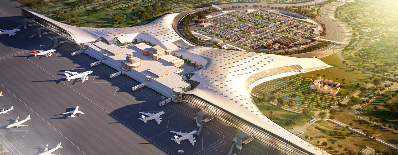 Nuevo Aeropuerto de Lahore. Pakistan, GilBartolome Architects GilBartolome Architects Commercial spaces