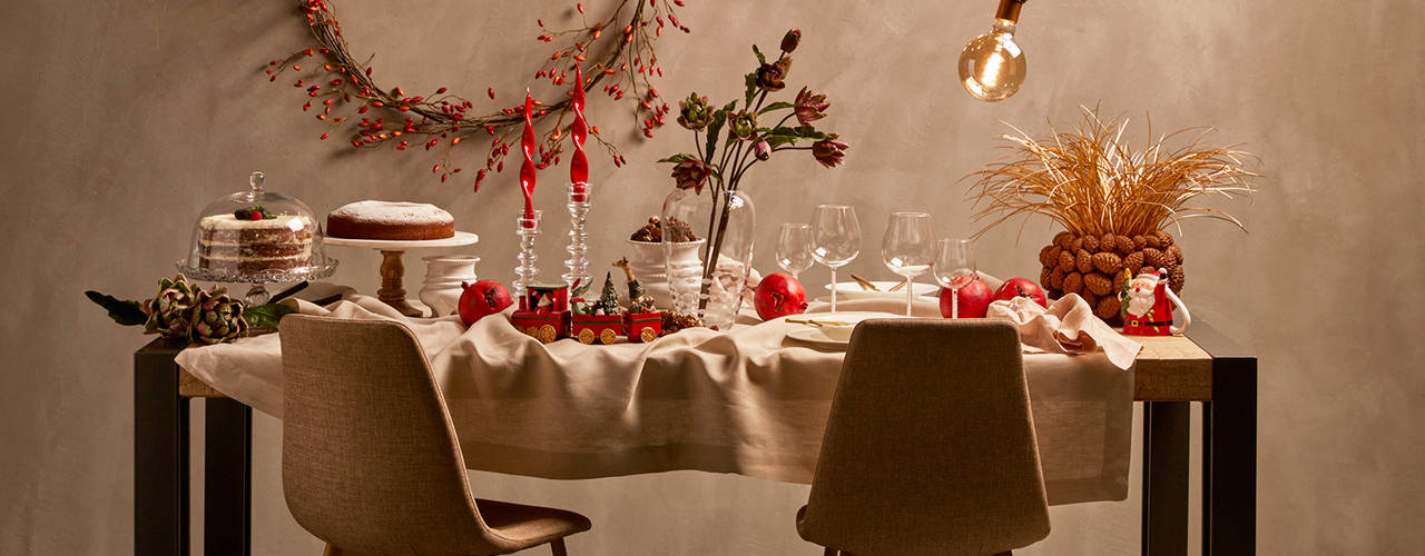 EDG Enzo De Gasperi - Christmas Collection 2020 , EDG Enzo De Gasperi EDG Enzo De Gasperi Mediterranean style dining room