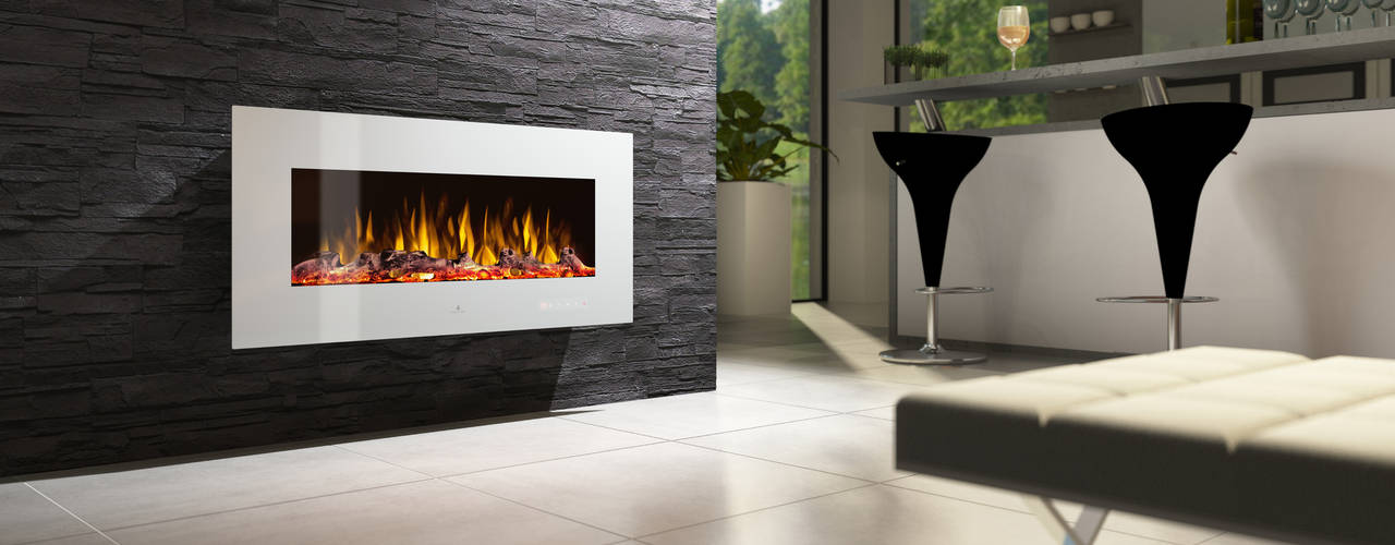 Moderne Wärme mit dem Elektrokamin Vegas | homify | homify