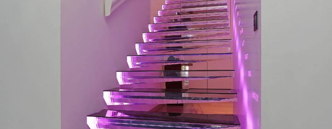Space Diamond, Siller Treppen/Stairs/Scale Siller Treppen/Stairs/Scale Treppe Glas Transparent