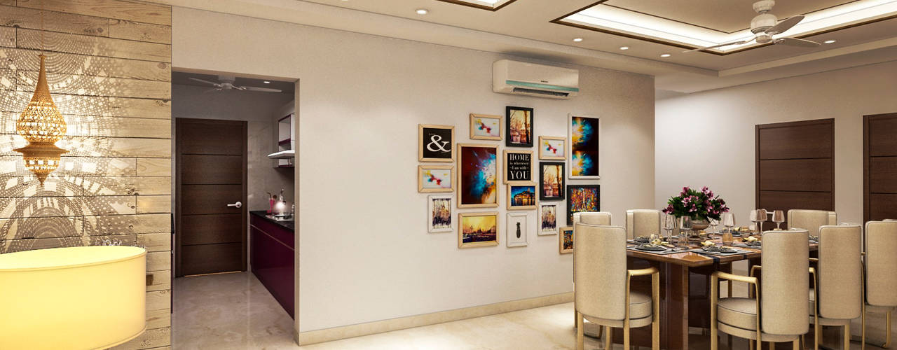 Time Residency Sec- 63 Gurgaon, Design Essentials Design Essentials غرفة السفرة أبلكاش