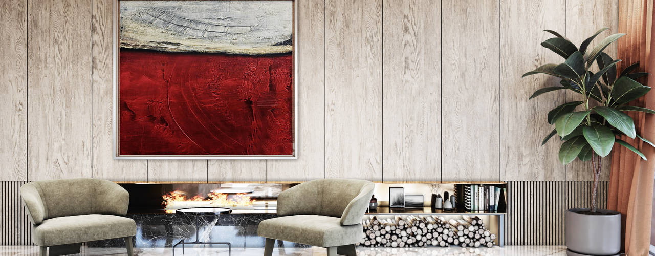 Akbatı Residence , Entrada Mimarlık Entrada Mimarlık Modern living room Wood Wood effect
