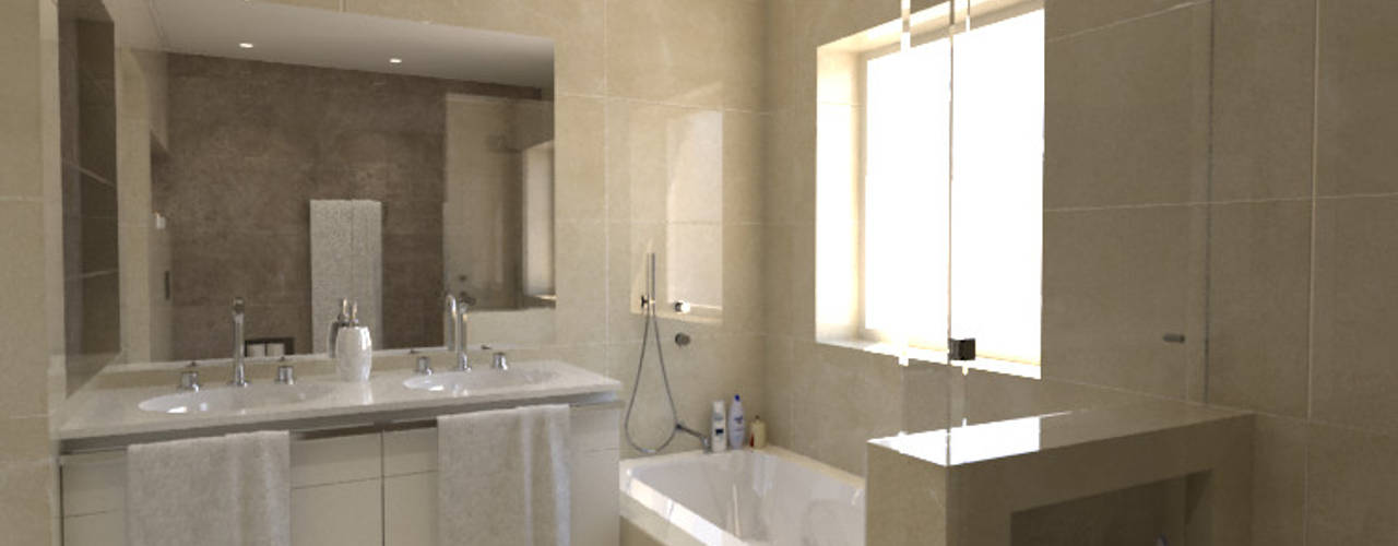 IS Birre, The Spacealist - Arquitectura e Interiores The Spacealist - Arquitectura e Interiores Modern bathroom Ceramic