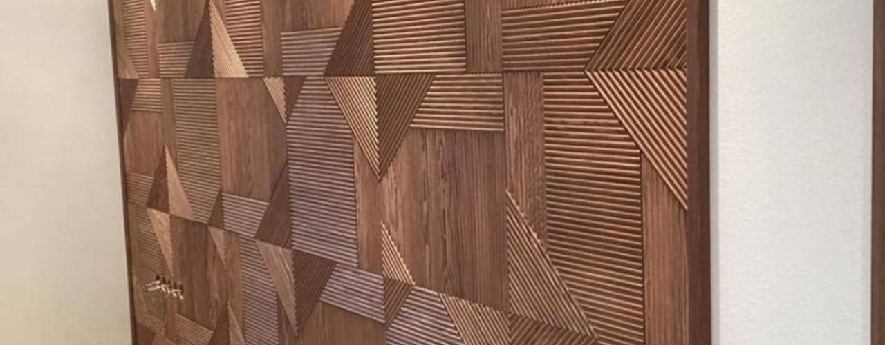 Стеновые панели из дерева, Brus Decor Brus Decor Modern walls & floors Engineered Wood Transparent