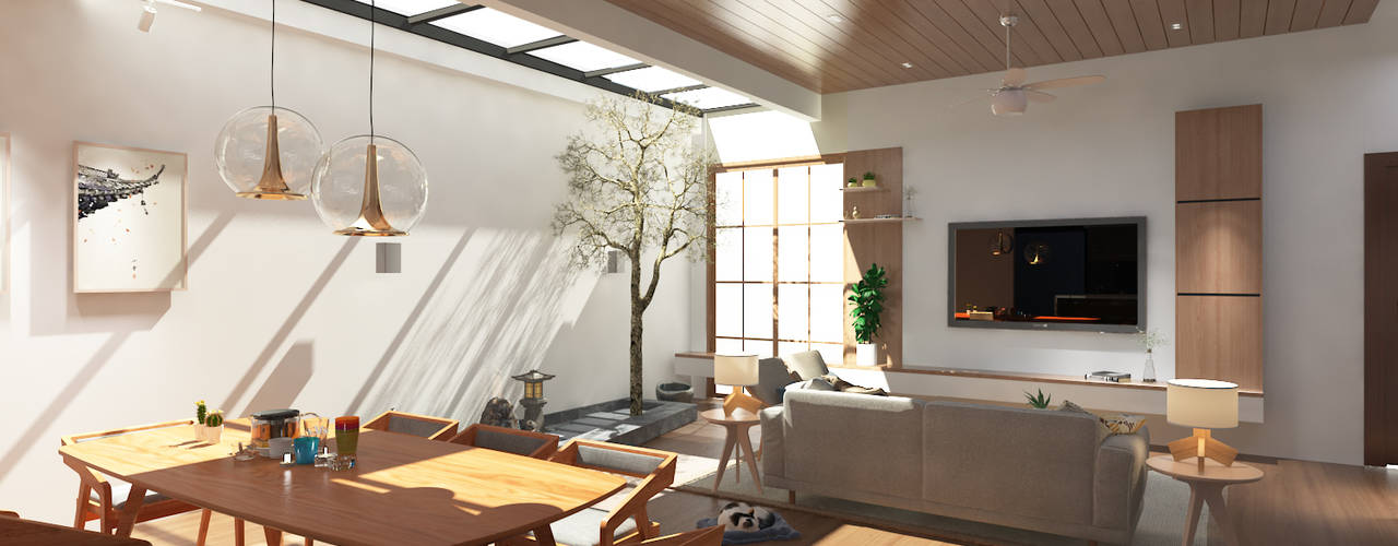 Zen Serenity, W33 Design Studio W33 Design Studio Asian style dining room