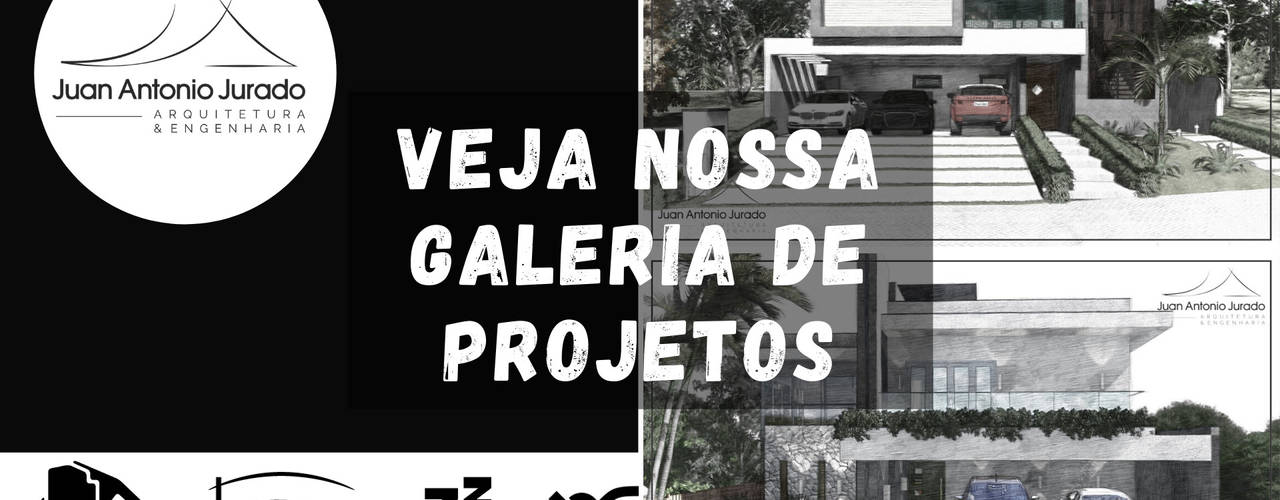 Presença ONLINE na criação de Novos Projetos, Juan Jurado Arquitetura & Engenharia Juan Jurado Arquitetura & Engenharia モダンな 家