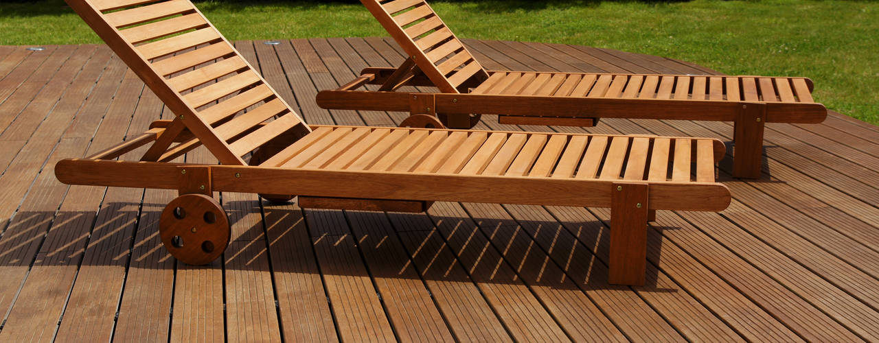 Bangkirai Terrassendielen, Holz Terrassendielen Remise Holz Terrassendielen Remise 露臺