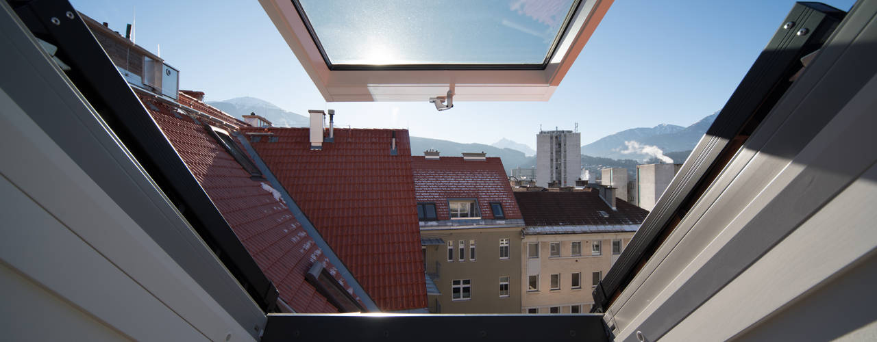 Generalsanierung und Nachverdichtung Wohnquartier, Innsbruck, U1architektur U1architektur Dachfenster