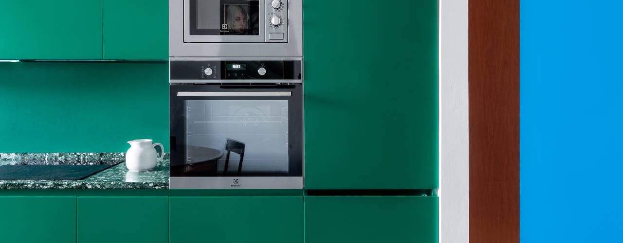 CUCINA VERDE, Cerra+Corbani Cerra+Corbani Built-in kitchens