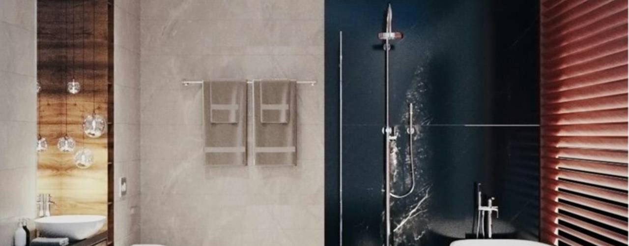 RESIDENTIAL - KINGSLEY HILL PUTRA HEIGHT, Dezeno Sdn Bhd Dezeno Sdn Bhd 現代浴室設計點子、靈感&圖片
