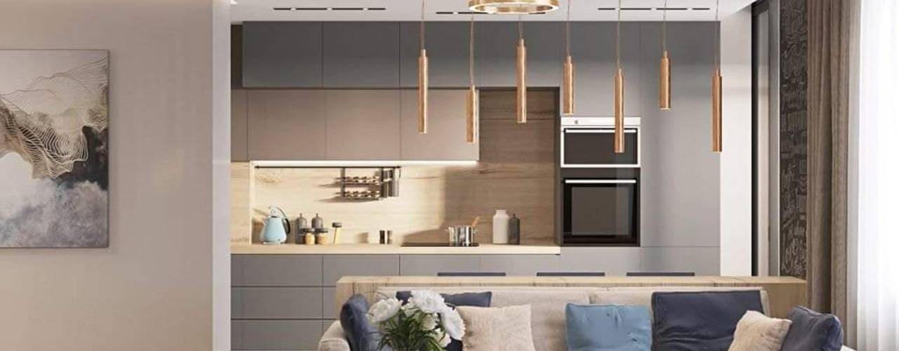 Modern & Minimalistic Home Interior, HC Designs HC Designs Minimalist living room Wood Wood effect