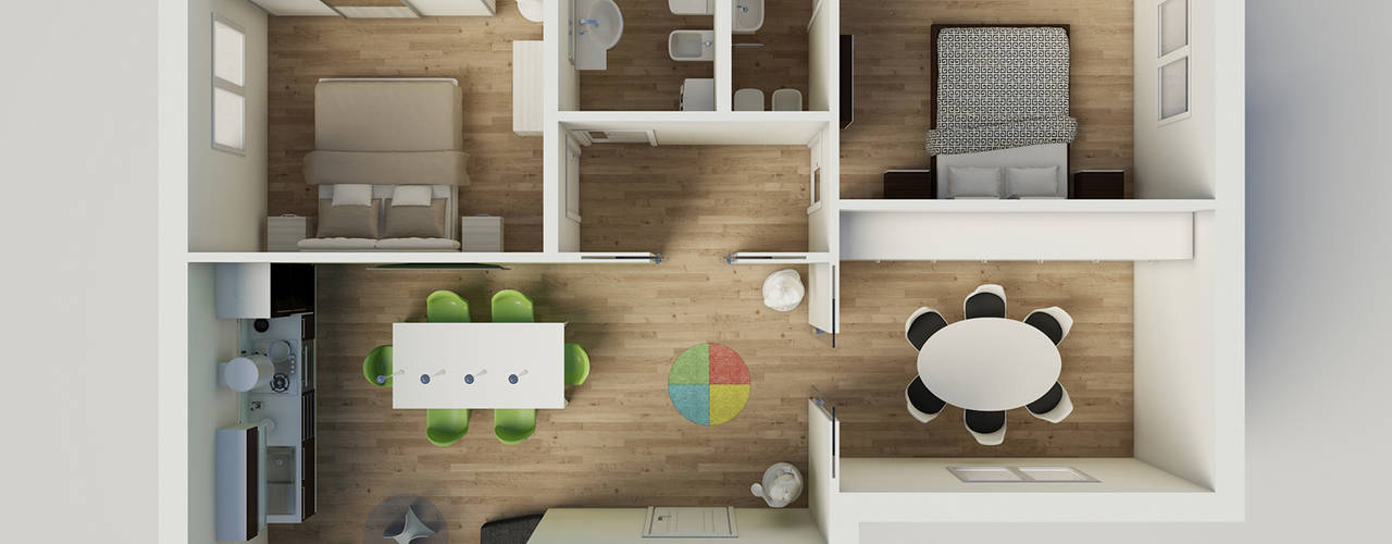 10 Planimetrie Ispiratrici per Organizzare al Meglio la Casa | homify