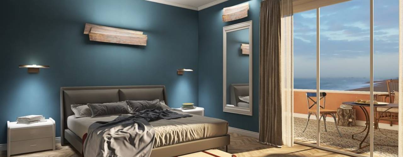 Consulenza Online - Interior Design Rome, ARTE DELL'ABITARE ARTE DELL'ABITARE Camera da letto moderna