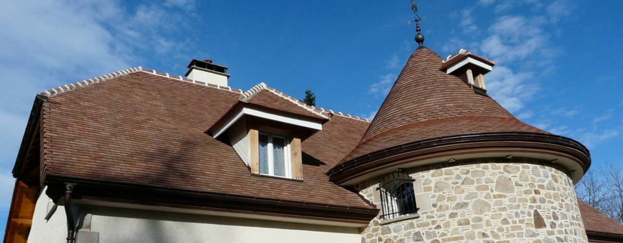 Rénovation et réparation de toiture à Pont du Chateau Puy de Dôme 63, SURÉLÉVATION, COUVREUR, EXTENSION MAISON : PORTELINHA SURÉLÉVATION, COUVREUR, EXTENSION MAISON : PORTELINHA Toiture à deux versants