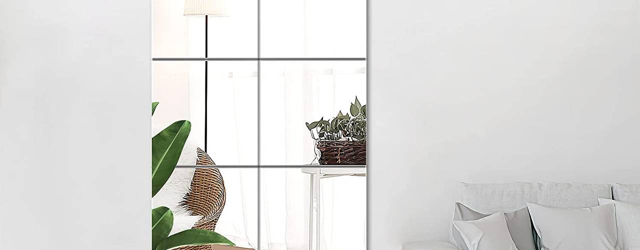 8 Self-Adhesive Tile Mirrors, Press profile homify Press profile homify Weitere Zimmer