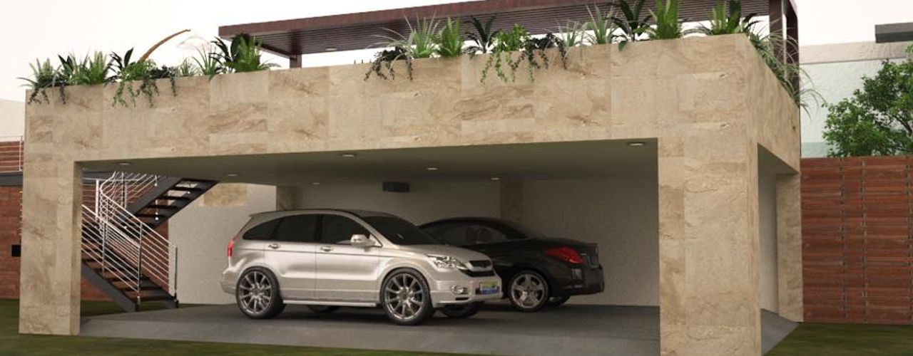 Construyeron una terraza fabulosa arriba del garaje - Guadalajara | homify