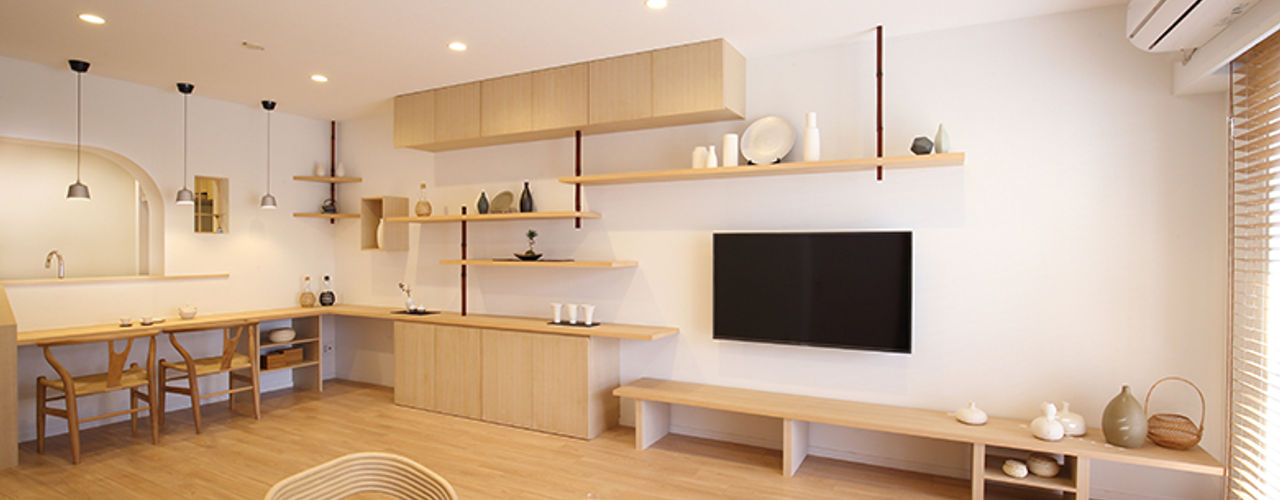 リビングレイアウト実例 Homify