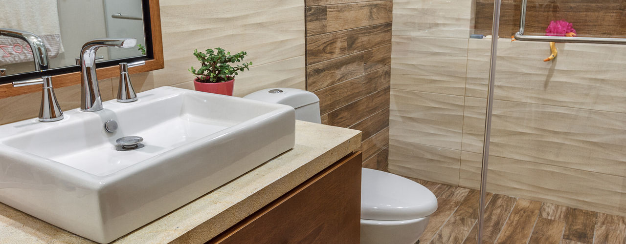 Ideas de azulejos para tener un baño rústico y moderno | homify