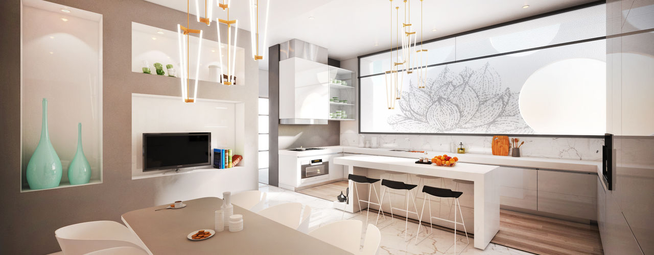 أفكار مؤثرة لتصميم المطابخ بأناقة homify
