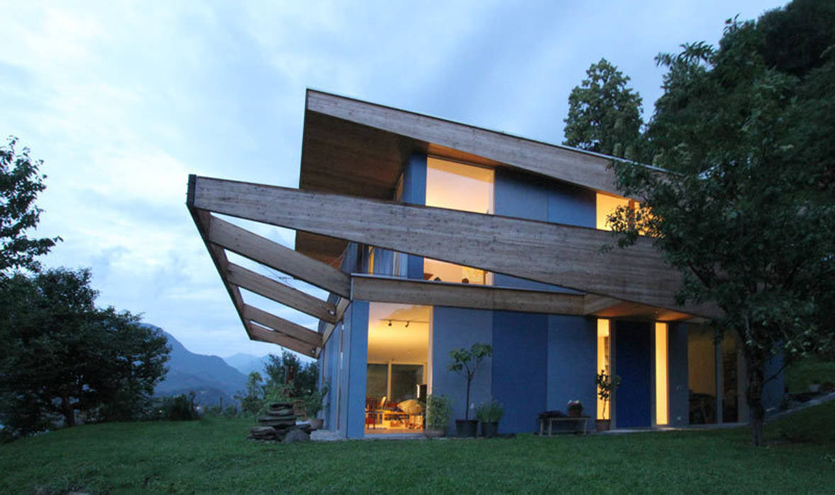 Casa Locarno, designyougo - architects and designers designyougo - architects and designers Дома в средиземноморском стиле