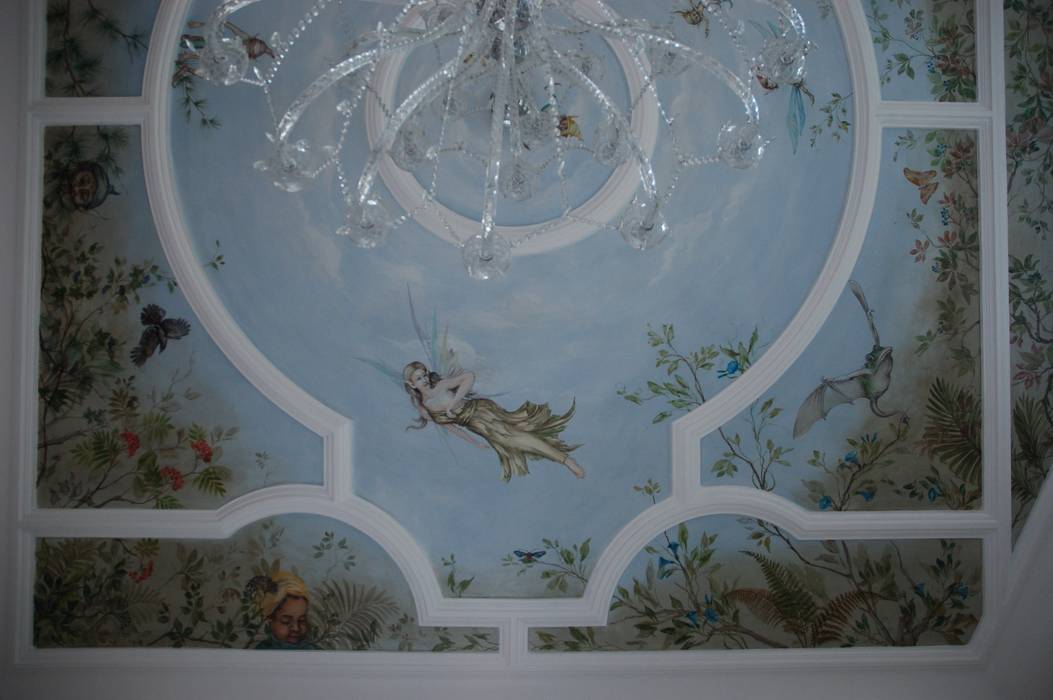 Feendecke Ausgefallene Wohnzimmer Von Wandmalerei