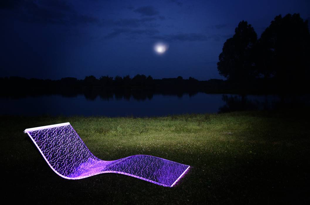 Lumiluxe LED LOUNGE Chair, BeMOSS BeMOSS 에클레틱 거실 스툴 & 의자