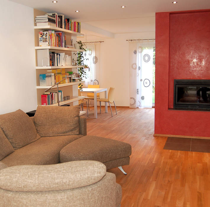Umbau Wohnung Darmstadt - Bickenbach, Einrichtungsideen Einrichtungsideen Modern living room