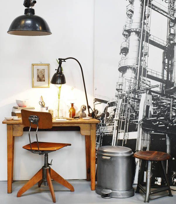 Wohnen im Industriedesign, Goldstein & Co. Goldstein & Co. Industrial style study/office