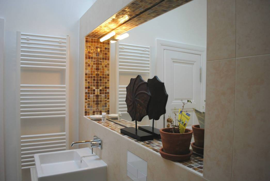 Gastebad Mit Stil Trotz Heizungsanlage Und Katzenklo Moderne