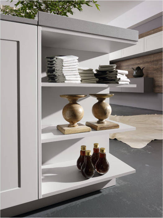 Küchenfronten - weiß, ALNO AG ALNO AG Dapur Gaya Rustic Cabinets & shelves