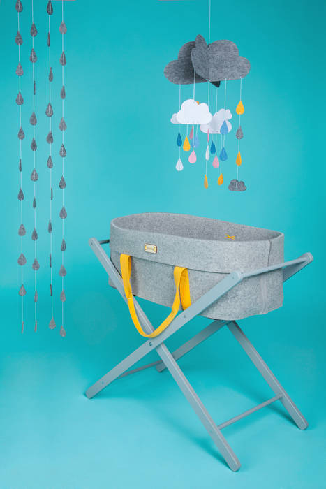 Summer Dash Wool Nest - Moses basket : modern  by moKee, Modern   