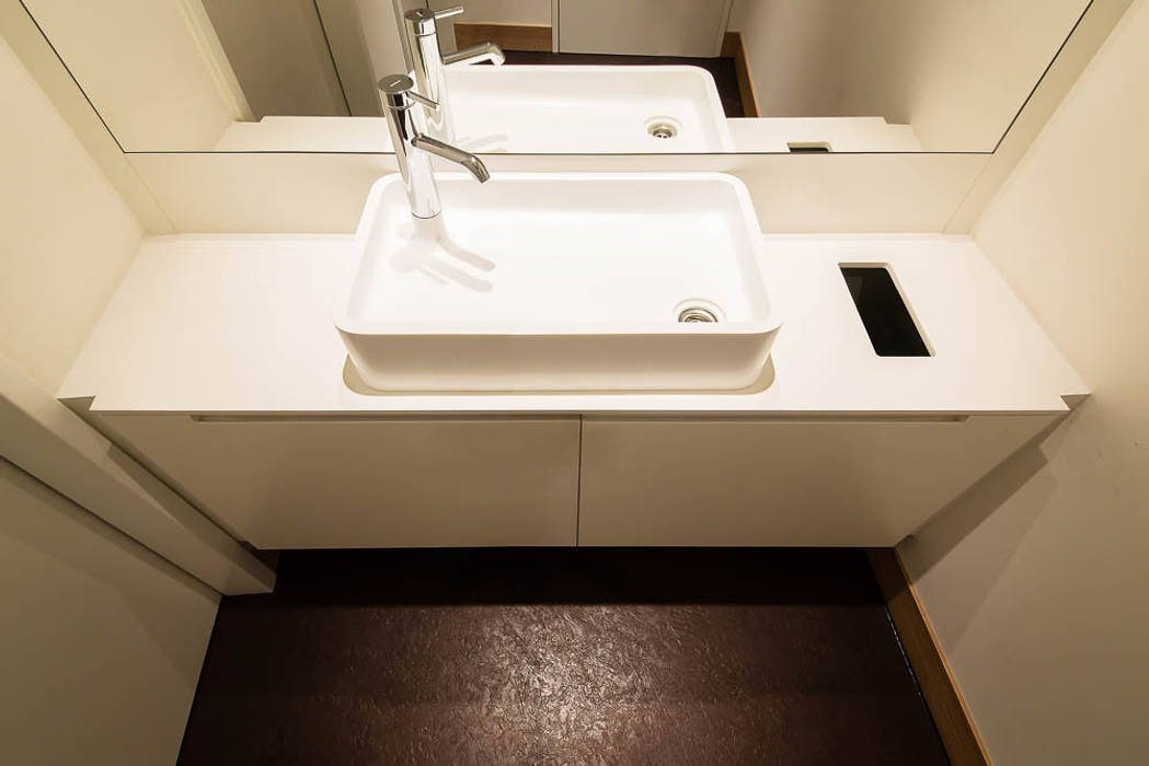 Bathroom homify Kamar Mandi Modern Sinks