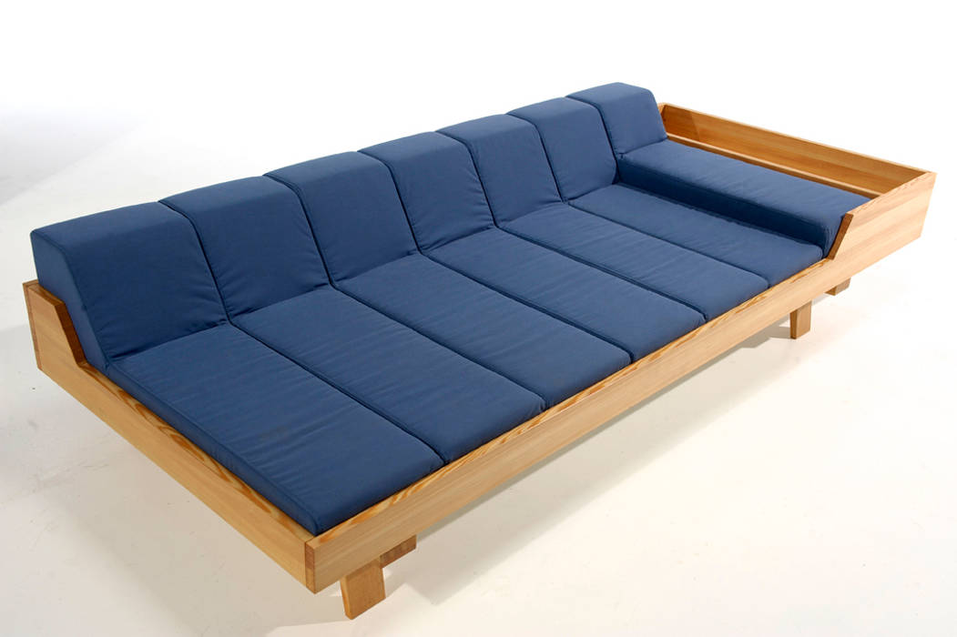 RD 08 Liegesofa, ​Rohstoff Design ​Rohstoff Design غرفة المعيشة أريكة ومقاعد إسترخاء