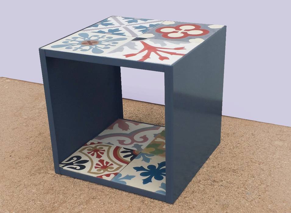 Baldosa hidraulica Patchwork, Crafted Tiles Crafted Tiles Tường & sàn phong cách đồng quê Đồ gốm Wall & floor coverings