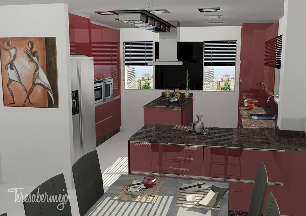 La cocina de Lino, Diseñadora de Interiores, Decoradora y Home Stager Diseñadora de Interiores, Decoradora y Home Stager Cocinas eclécticas
