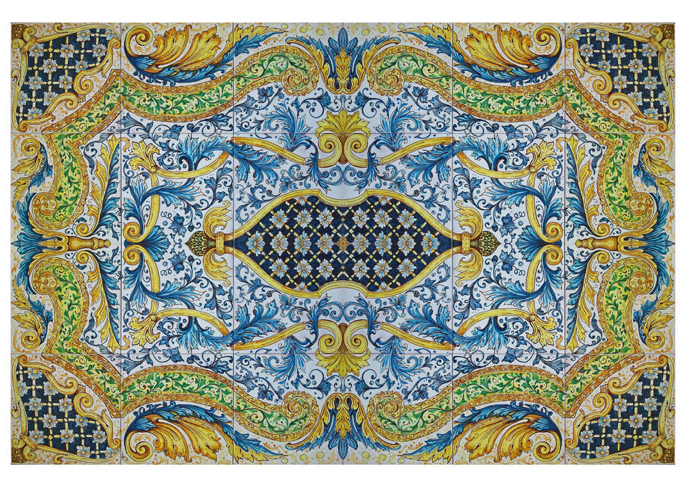 Tappeto in maiolica“Fleur”, ghenos ghenos Walls & floor design ideas Wall & floor coverings