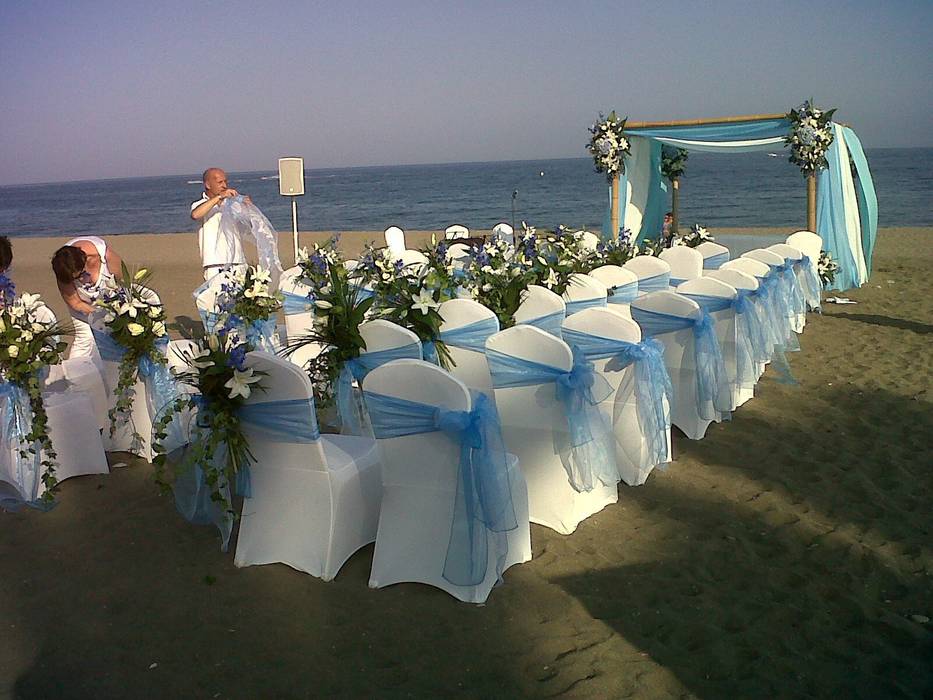 bodas en la Playa. decoracion, alfombra roja alfombra roja Casas mediterráneas Accesorios y decoración