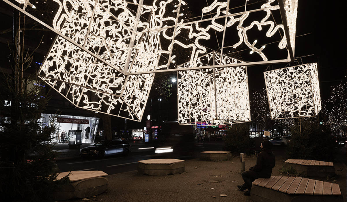 Christmas lights Berlin, Brut Deluxe Architecture + Design Brut Deluxe Architecture + Design