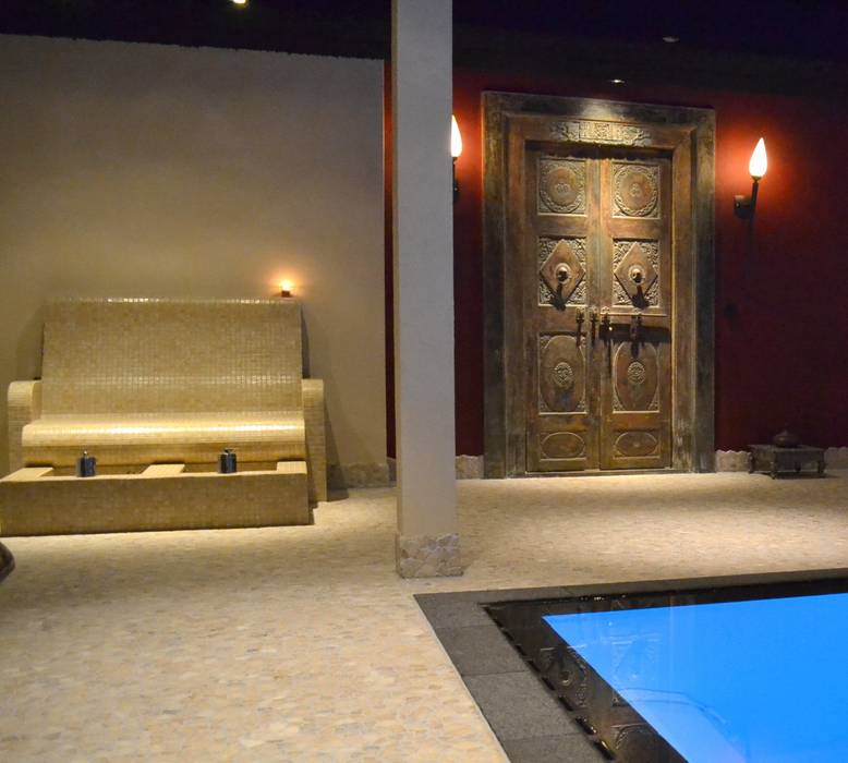 Orienteal spa, RON Stappenbelt, Interiordesign RON Stappenbelt, Interiordesign Asiatische Pools